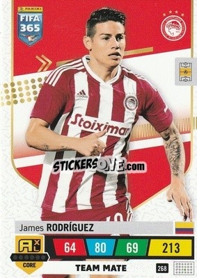 Sticker James Rodríguez - FIFA 365: 2022-2023. Adrenalyn XL n. 268 - Panini