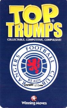 Sticker Title card - Rangers 2000-2001 n. 1 - Top Trumps