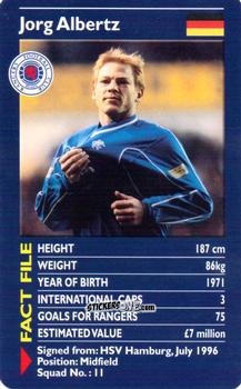 Cromo Jorg Albertz - Rangers 2000-2001 n. 3 - Top Trumps