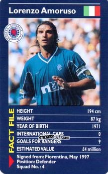 Sticker Lorenzo Amoruso - Rangers 2000-2001 n. 4 - Top Trumps