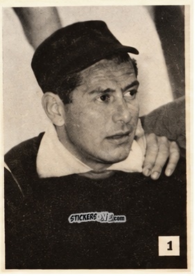 Sticker Bugatti - L' album Dello Sport Calcio 1953 n. 3 - ADRIANA