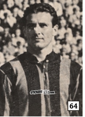 Figurina Wilkes - L' album Dello Sport Calcio 1953 n. 64 - ADRIANA