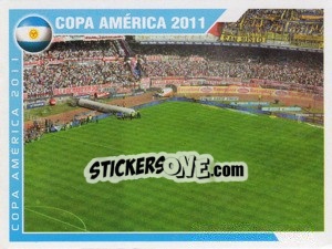 Sticker Buenos Aires (Estadio Monumental A.) - Copa América. Argentina 2011 - Navarrete