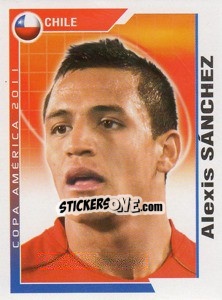 Sticker Alexis Sanchez - Copa América. Argentina 2011 n. 9 - Navarrete
