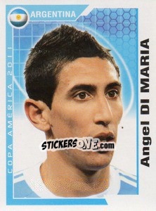 Sticker Angel Di Maria - Copa América. Argentina 2011 - Navarrete
