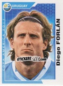 Sticker Diego Forlan - Copa América. Argentina 2011 n. 13 - Navarrete