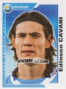 Sticker Edinson Cavani - Copa América. Argentina 2011 n. 14 - Navarrete