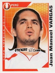 Sticker Juan Manuel Vargas - Copa América. Argentina 2011 - Navarrete