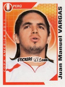 Sticker Juan Manuel Vargas - Copa América. Argentina 2011 n. 17 - Navarrete