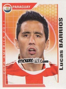 Sticker Lucas Barrios - Copa América. Argentina 2011 - Navarrete