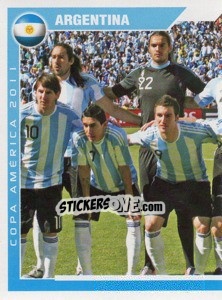 Figurina Argentina - 1 (team sticker - puzzle)