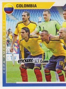 Figurina Colombia - 1 (team sticker - puzzle)