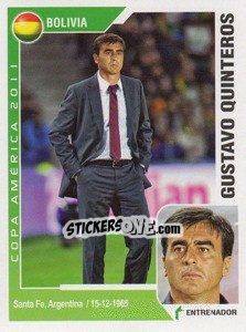 Sticker Gustavo Quinteros - Copa América. Argentina 2011 - Navarrete