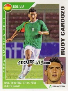 Sticker Rudy Cardozo - Copa América. Argentina 2011 - Navarrete