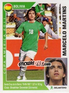 Sticker Marcelo Martins Moreno - Copa América. Argentina 2011 - Navarrete