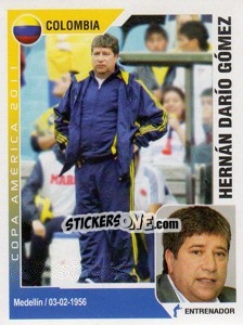 Sticker Hernan Dario Gomez - Copa América. Argentina 2011 - Navarrete