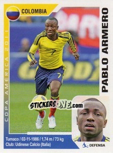 Sticker Pablo Armero - Copa América. Argentina 2011 - Navarrete