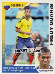 Sticker Fredy Guarin - Copa América. Argentina 2011 - Navarrete