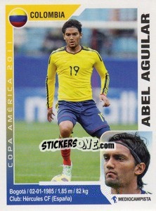 Sticker Abel Aguilar - Copa América. Argentina 2011 n. 72 - Navarrete