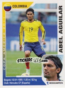 Sticker Abel Aguilar - Copa América. Argentina 2011 - Navarrete