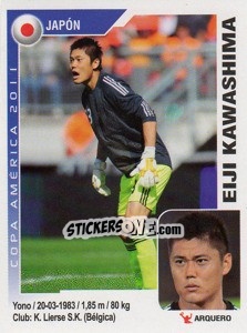 Sticker Eiji Kawashima - Copa América. Argentina 2011 n. 80 - Navarrete