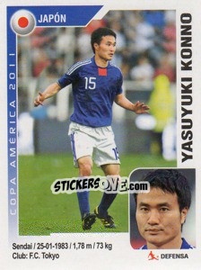 Sticker Yasuyuki Konno - Copa América. Argentina 2011 - Navarrete