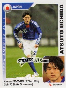 Sticker Atsuto Uchida - Copa América. Argentina 2011 n. 84 - Navarrete
