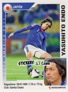 Sticker Yasuhito Endo - Copa América. Argentina 2011 n. 85 - Navarrete