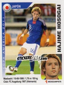 Sticker Hajime Hosogai - Copa América. Argentina 2011 - Navarrete