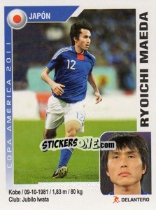 Figurina Ryoichi Maeda - Copa América. Argentina 2011 - Navarrete