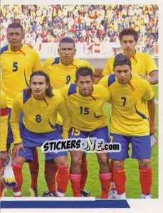 Figurina Ecuador - 2 (team sticker - puzzle) - Copa América. Argentina 2011 - Navarrete