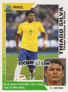 Sticker Thiago Silva - Copa América. Argentina 2011 n. 106 - Navarrete