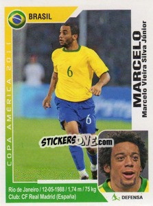 Sticker Marcelo - Copa América. Argentina 2011 n. 108 - Navarrete