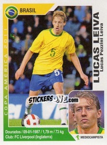 Figurina Lucas Leiva - Copa América. Argentina 2011 - Navarrete