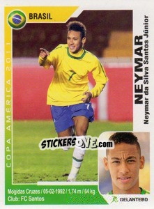 Sticker Neymar - Copa América. Argentina 2011 n. 117 - Navarrete