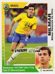 Figurina Nilmar - Copa América. Argentina 2011 - Navarrete