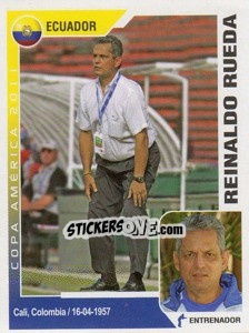 Sticker Reinaldo Rueda - Copa América. Argentina 2011 - Navarrete