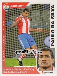 Sticker Paulo da Silva - Copa América. Argentina 2011 - Navarrete