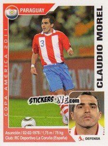 Sticker Claudio Morel - Copa América. Argentina 2011 - Navarrete