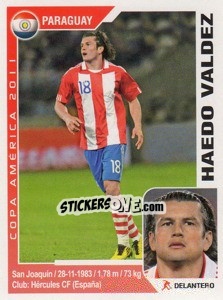 Sticker Nelson Haedo Valdez