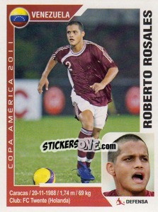 Sticker Roberto Rosales - Copa América. Argentina 2011 n. 153 - Navarrete