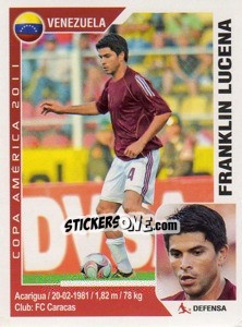 Sticker Franklin Lucena - Copa América. Argentina 2011 - Navarrete