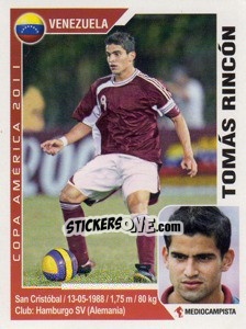 Sticker Tomas Rincon - Copa América. Argentina 2011 - Navarrete