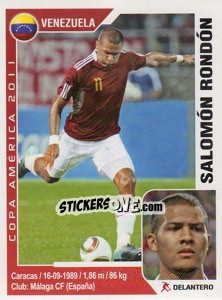 Sticker Salomon Rondon - Copa América. Argentina 2011 - Navarrete