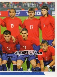 Sticker Chile - 2 (team sticker - puzzle) - Copa América. Argentina 2011 n. 168 - Navarrete