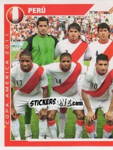 Sticker Peru - 1 (Team Sticker - Puzzle) - Copa América. Argentina 2011 n. 171 - Navarrete