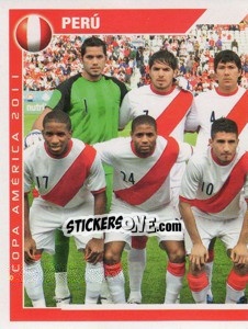 Figurina Peru - 1 (team sticker - puzzle) - Copa América. Argentina 2011 - Navarrete