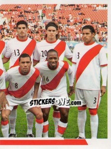 Cromo Peru - 2 (team sticker - puzzle) - Copa América. Argentina 2011 - Navarrete