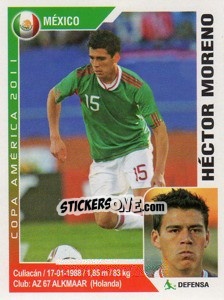 Sticker Hector Moreno - Copa América. Argentina 2011 - Navarrete