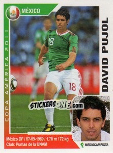 Sticker David Pujol - Copa América. Argentina 2011 - Navarrete